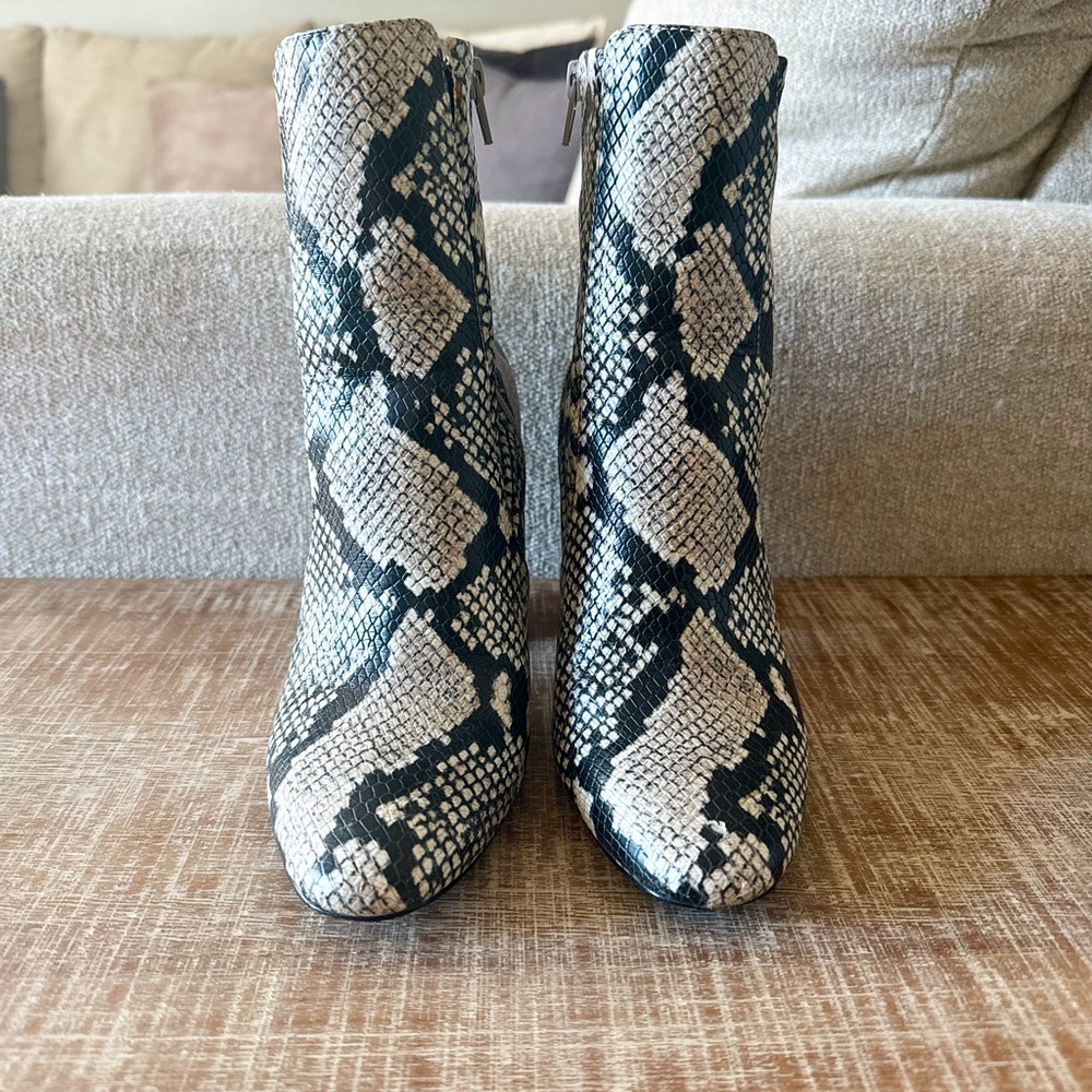 ALDO Snake Print Boots Size 8